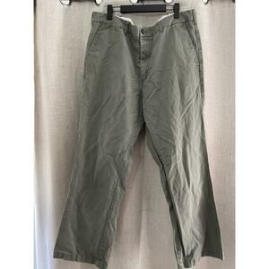 Dockers Men Green Pants Size 40x32 D3 Classic Fit Pockets